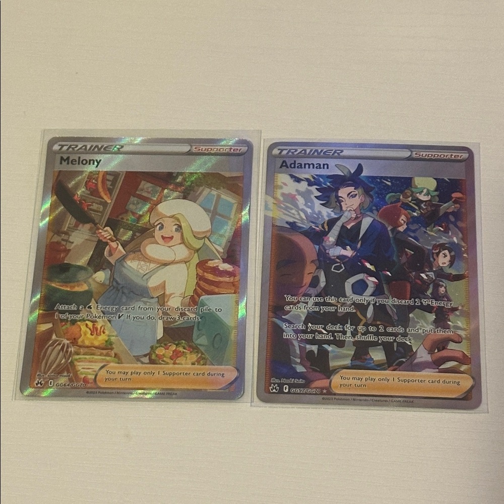 Pokemon Trainer Card - Melony - Adaman - Crown Zenith - Pancakes
